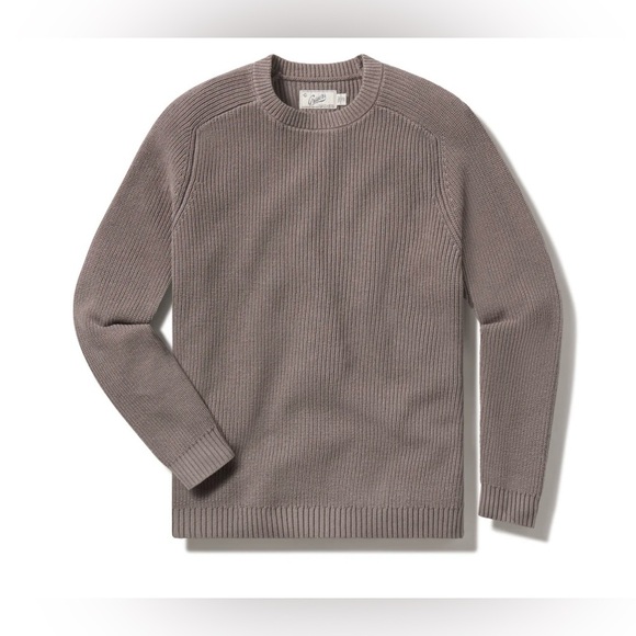 Alesbury Men’s textured contract stitch crewneck Sweater - Picture 1 of 6